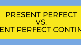 present perfect vs. present perfect continuous