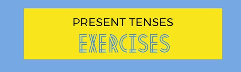 present tenses exercises